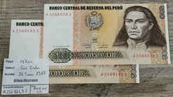 PEROU - 500 Intis