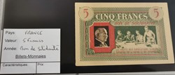 5 francs Bon de solidarité PETAIN