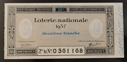 Billet de Loterie Nationale