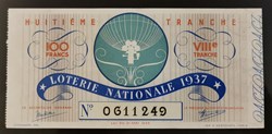 Billet de Loterie Nationale