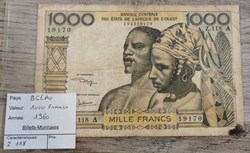 AFRIQUE DE L'OUEST - 1000 Francs