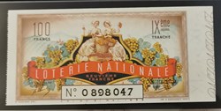 Billet de Loterie Nationale