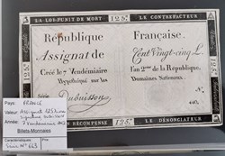 Assignat 125 livres série 643