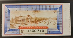 Billet de Loterie Nationale