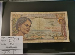 500 francs Madagascar