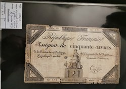 Assignat 50 livres série 191