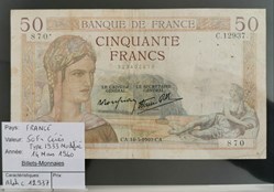 50 francs Cérès