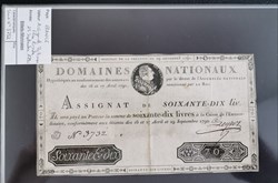 Assignat 70 livres face royale série 3732