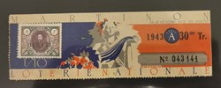 Billet de Loterie Nationale