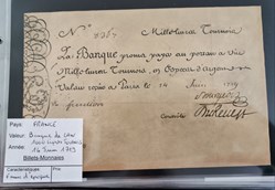 Banque de Law - 1000 livres tournoi - faux d'époque
