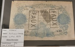 20 francs Chazal - 04 Mai 1871 - Faux d'époque