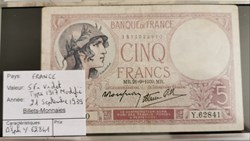 5 francs Violet