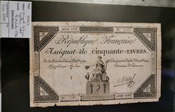 Assignat 50 livres série 2998