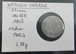 NAPOLEON EMPEREUR 1 franc 1803