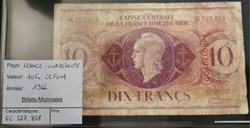 10 francs Guadeloupe