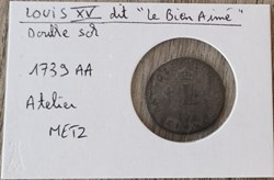 Louis XV Double sol 1739