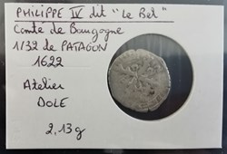 PHILIPPE IV Comté de Bourgogne 1-32 de Patagon 1622