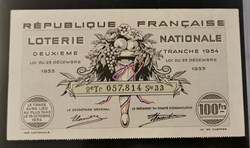 Billet de Loterie Nationale