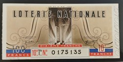 Billet de Loterie Nationale