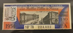 Billet de Loterie Nationale