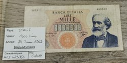 ITALIE - 1000 Lires