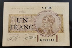 1 francs Chambre de Commerce de Paris