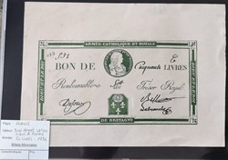 Bon 50 livres Armée catholique et royale