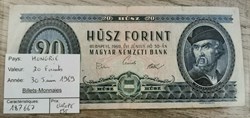 HONGRIE - 20 Forints