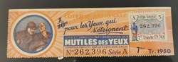 Billet de Loterie Nationale