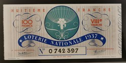 Billet de Loterie Nationale