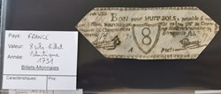 8 sols - billet patriotique - 1791