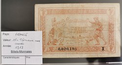1 francs Trésorerie aux Armées