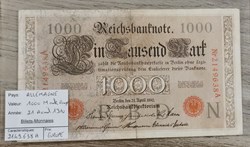 ALLEMAGNE - 1000 Mark Rouge