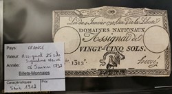 Assignat 25 sols série 1312