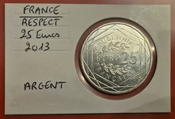 FRANCE - 25 euros - RESPECT - 2013