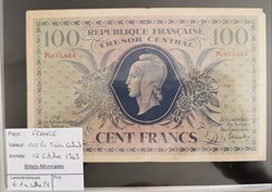 100 francs Trésor Central