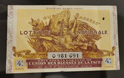 Billet de Loterie Nationale