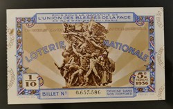Billet de Loterie Nationale
