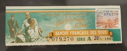 Billet de Loterie Nationale