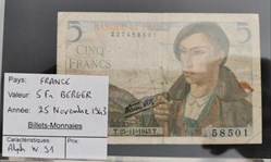 5 francs Berger