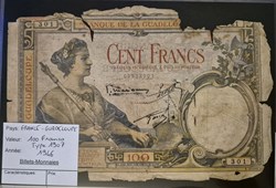 100 francs GUADELOUPE - 1946