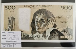 500 francs Pascal