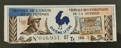 Billet de Loterie Nationale