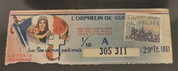 Billet de Loterie Nationale