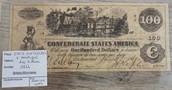 USA - Etats Confédérés d'Amérique - 100 dollars