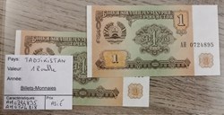 TADJIKISTAN - 1 Rouble