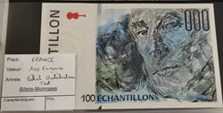 100 francs billet distributeur test