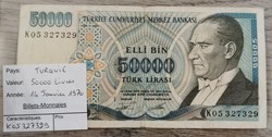 TURQUIE - 50000 lires