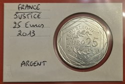FRANCE - 25 euros - JUSTICE - 2013