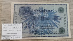 ALLEMAGNE - 100 Mark Vert
